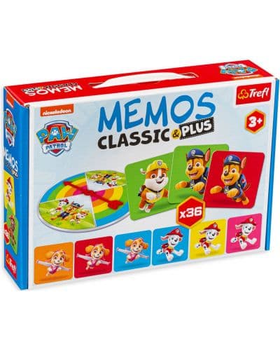 Настолна мемори игра Memos Classic&amp;plus - Пес Патрул - Детска