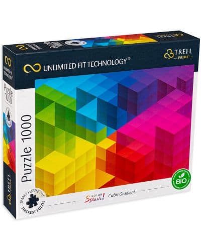 Пъзел Trefl от 1000 части - Абстрактни кубчета
