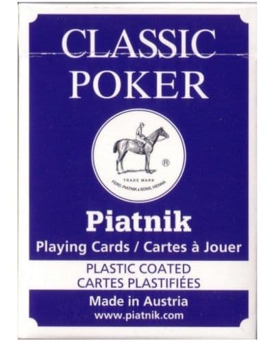 Карти за игра Piatnik - Classic Poker, сини
