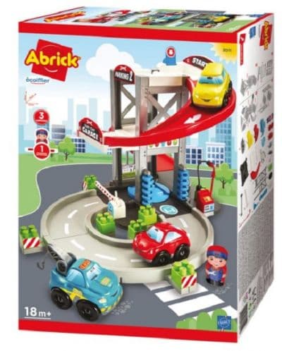 Игрален комплект Ecoiffier - Изграждане на гараж Abrick