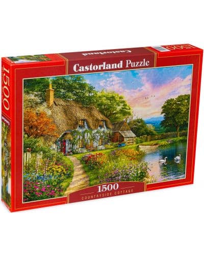 Пъзел Castorland от 1500 части - Вила край реката