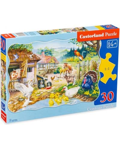 Пъзел Castorland от 30 части - Ферма