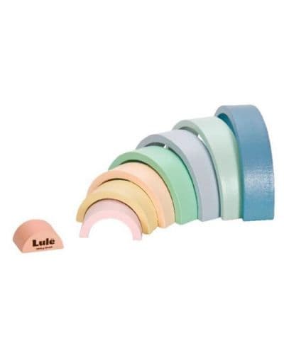 Дървена играчка Lule Toys - Дъга