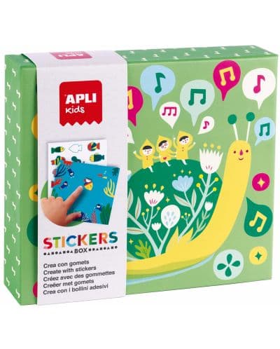 Детска игра със стикери Apli - Мъничета
