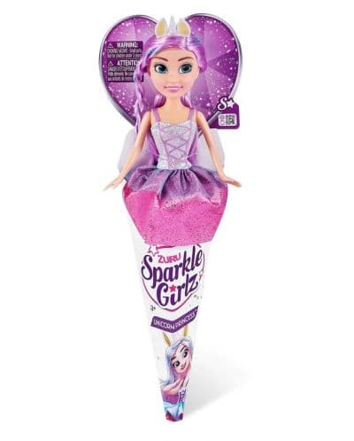 Кукла в конус Zuru Sparkle Girlz - Rainbows and Unicorns, 10 cm, асоритмент