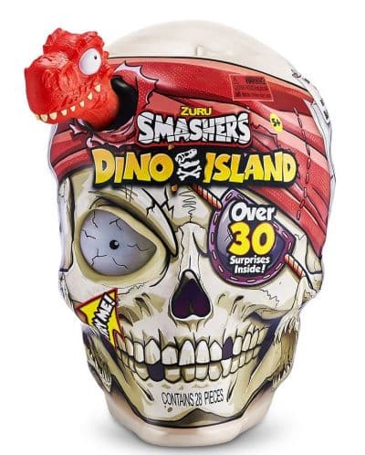 Комплект Zuru Smashers - Dino Island: Огромен череп, червен динозавър