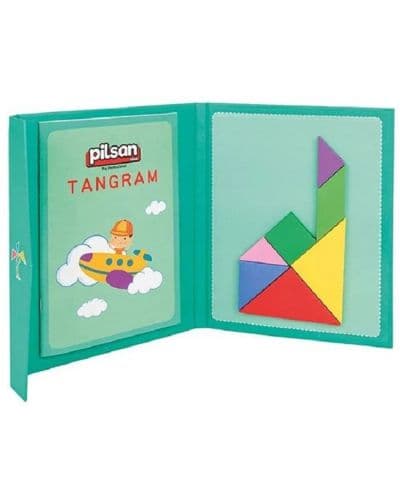 Детска игра Pilsan - Магнитен танграм
