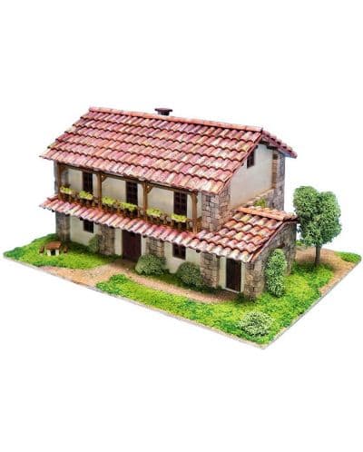 Сглобяем модел Domus Kits - Къща Сантилана, Макет с мини тухли