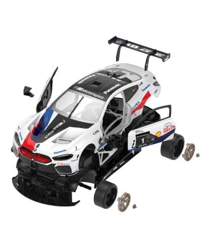 Радиоуправляема кола за сглобяване Rastar - BMW M8 GTE, 1:18