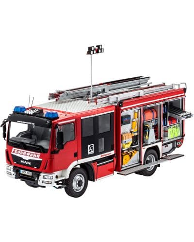 Сглобяем модел Revell Съвременни: Камиони - Пожарникарски камион Schlingmann HLF 20 Varus 4x4
