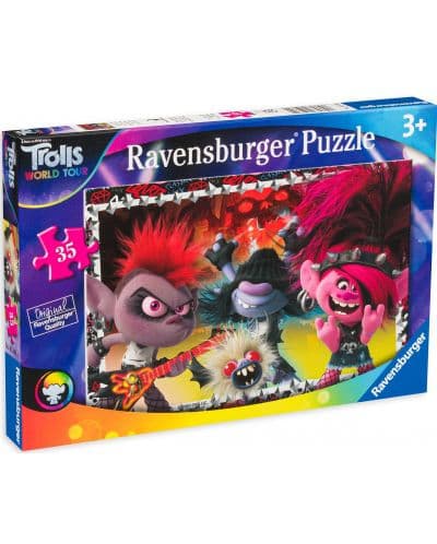 Пъзел Ravensburger от 35 части - Тролчетата 2