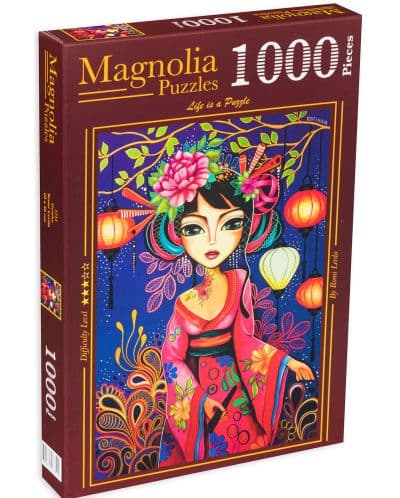 Пъзел Magnolia от 1000 части - Красивата гейша