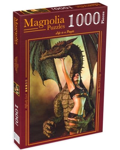 Пъзел Magnolia от 1000 части - Жената с дракона