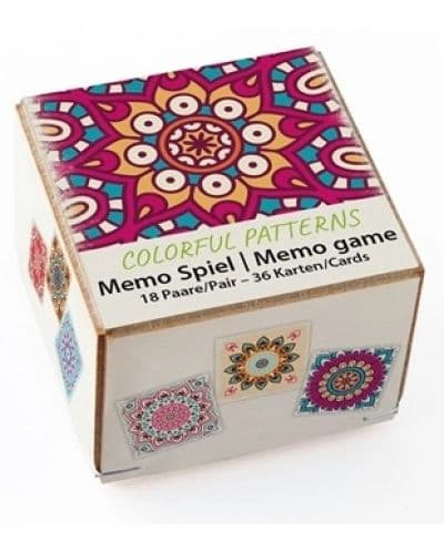 Мемори игра Gespaensterwald - Цветни шарки, 36 карти