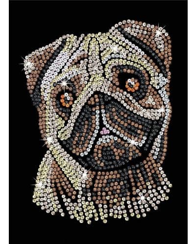 Творчески комплект Sequin Art - Изкуство с пайети, Мопс