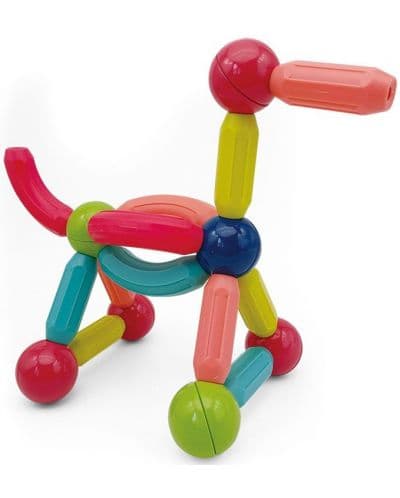 Конструктор Raya Toys - Магнитен, 25 елемента