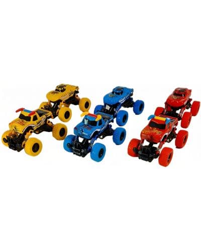 Детска количка Raya Toys - Power Stunt Trucks, асортимент