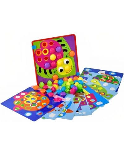 Мозайка Raya Toys - Със закачащи се гъбки