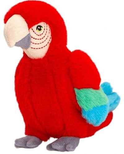 Плюшена играчка Keel Toys Keeleco - Папагал, 20 cm