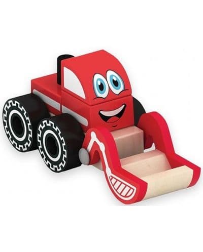 Дървена играчка за сглобяване Acool Toy - Багер