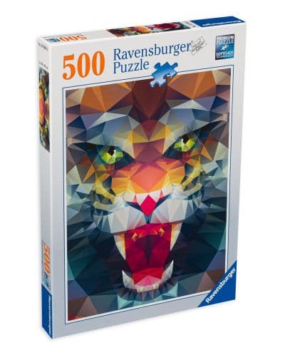 Пъзел Ravensburger от 500 части - Многоъгълен лъв