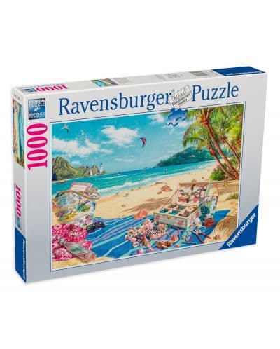 Пъзел Ravensburger от 1000 части - На плажа