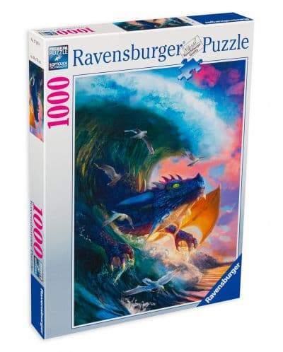 Пъзел Ravensburger от 1000 части - Състезание с дракони