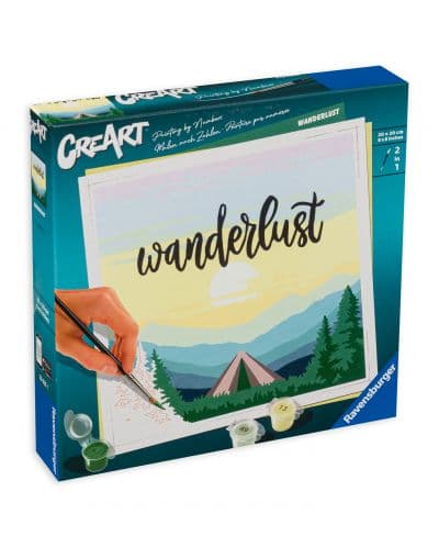 Комплект за рисуване по номера Ravensburger CreArt - Страст към скитане