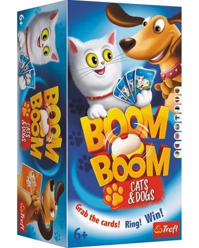 Настолна игра Boom Boom Cats &amp; Dogs - детска