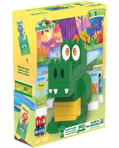 Конструктор BioBuddi Swampies - Крокодил, 41 части