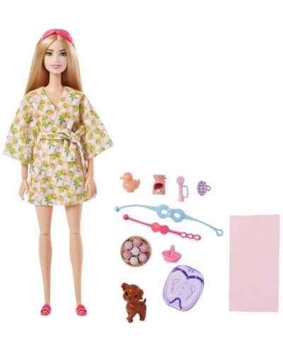 Игрален комплект Barbie Wellness - Време за педикюр