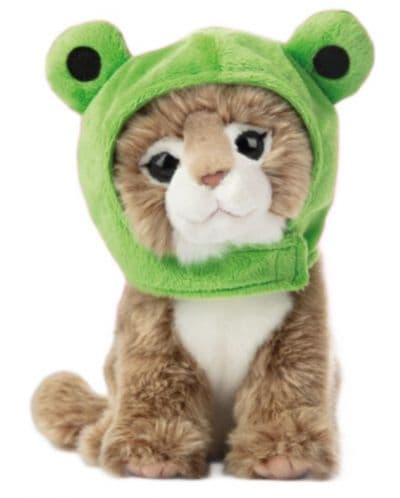 Плюшена играчка Studio Pets - Коте Мейн Кун с шапка, Принц, 23 cm