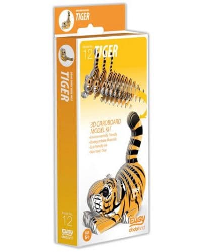 3D фигурка за сглобяване Еugy - Тигър