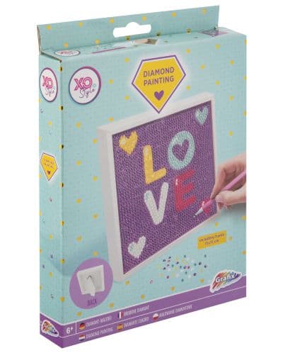 Рисуване с мъниста Grafix - Love, 15 х 15 cm