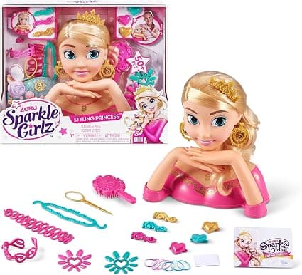 Sparkle Girlz Модел за прически и маникюр Styling Princess 52ч.