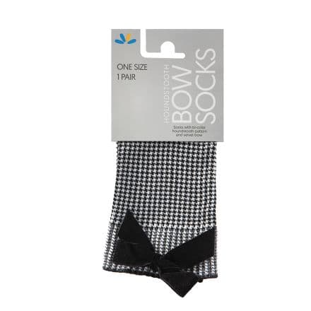 LILLY HOUNDSTOOTH Чорапи с панделка