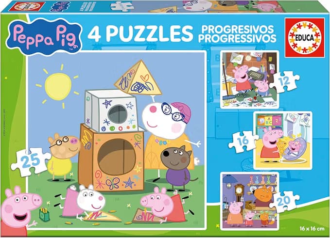 Educa Peppa Pig 4-in-1 Puzzle