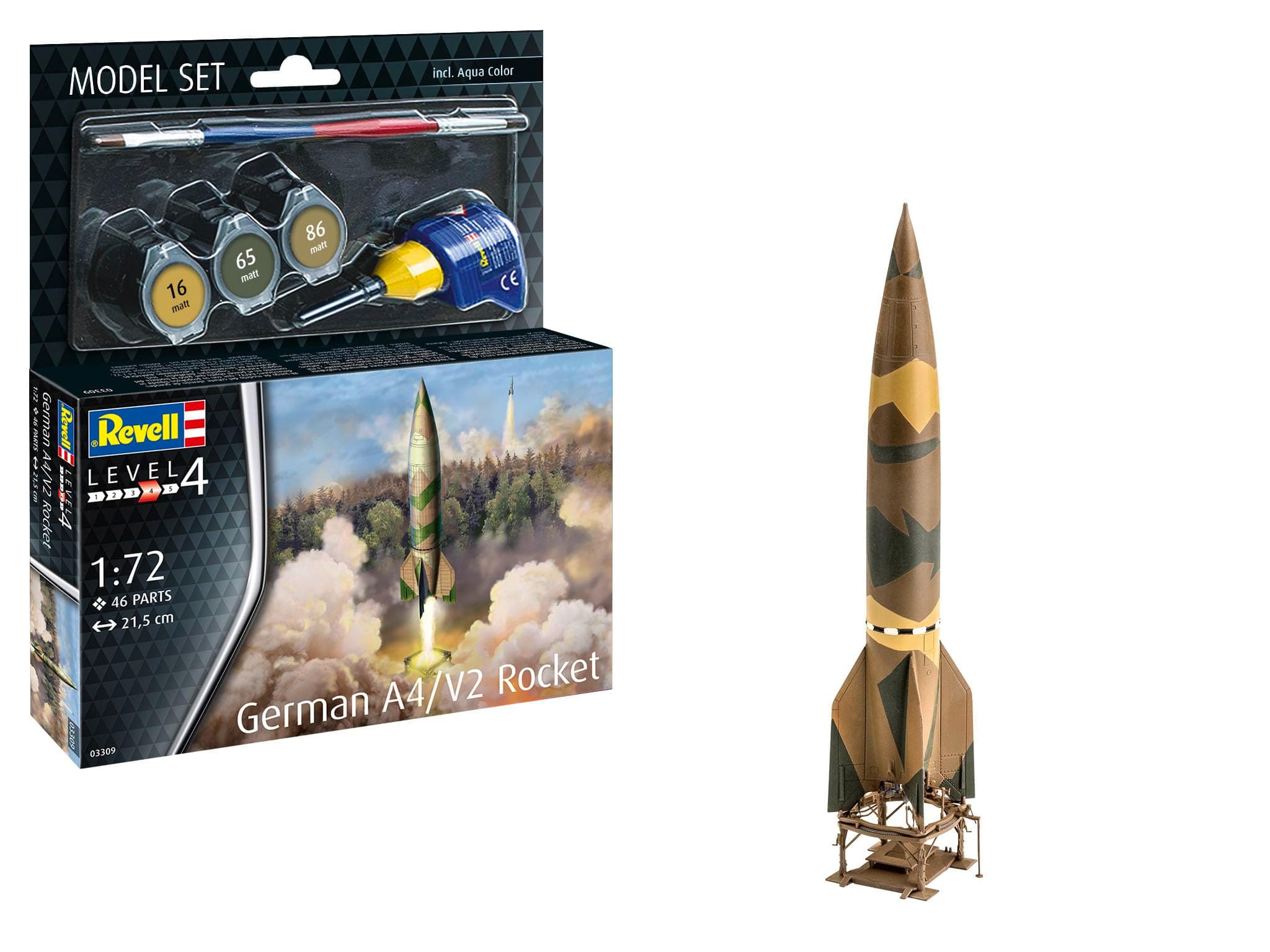 Revell German A4/V2 Rocket Model Set 1:72