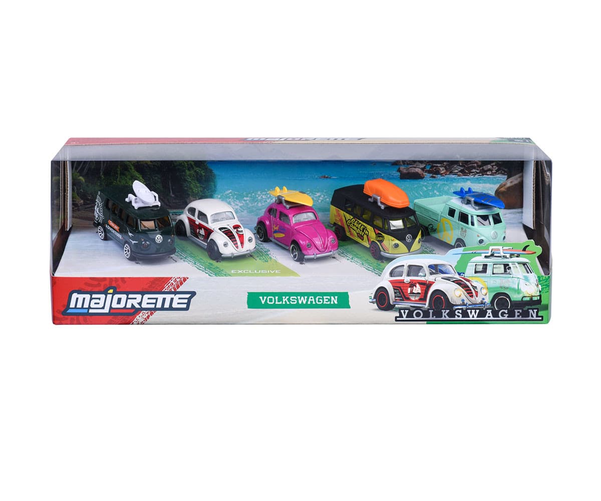 Majorette - Подаръчен комплект 5 части: Volkswagen