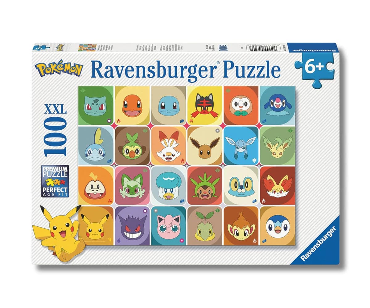 Пъзел Ravensburger 100 ел. XXL - Покемон