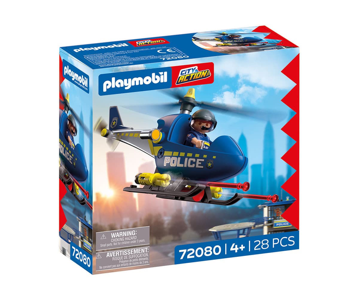Playmobil - Полицейски хеликоптер с радар