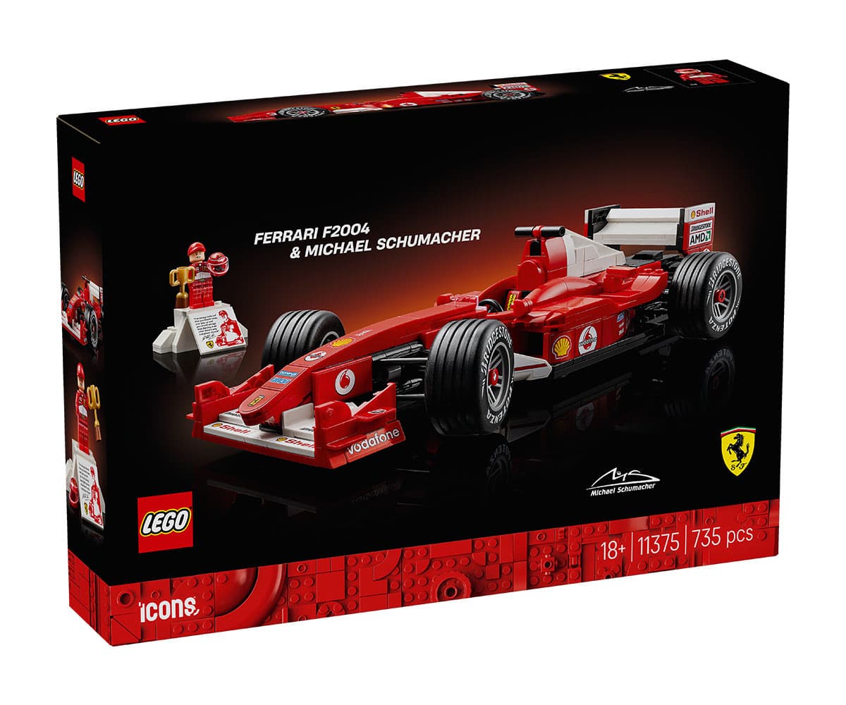 LEGO® Icons 11375 - Ferrari F2004 и Michael Schumacher