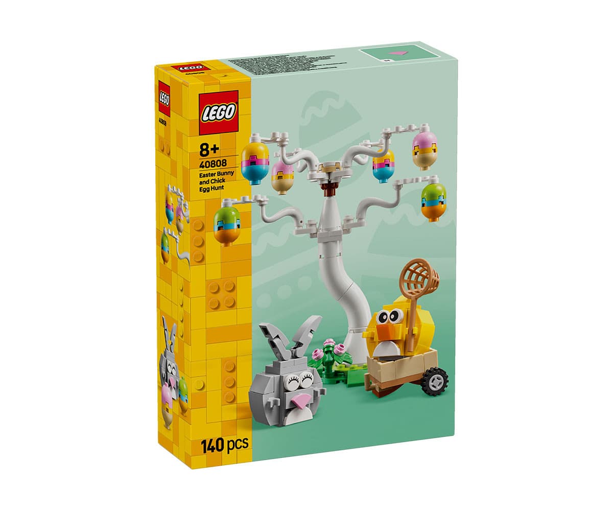 LEGO® Iconic 40808 - На лов за яйца с великденското зайче и пиленцето