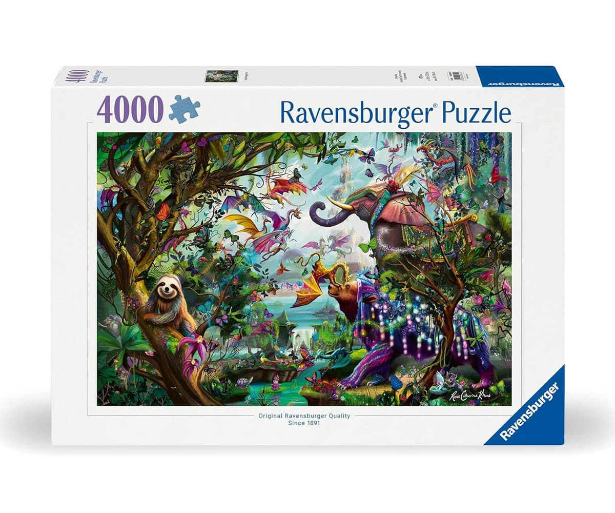 Пъзел Ravensburger 4000 ел. - Тропически дракони