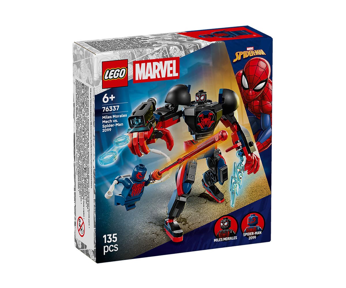 LEGO® Marvel Super Heroes 76337 - Майлс Моралес с робот срещу Спайдърмен 2099