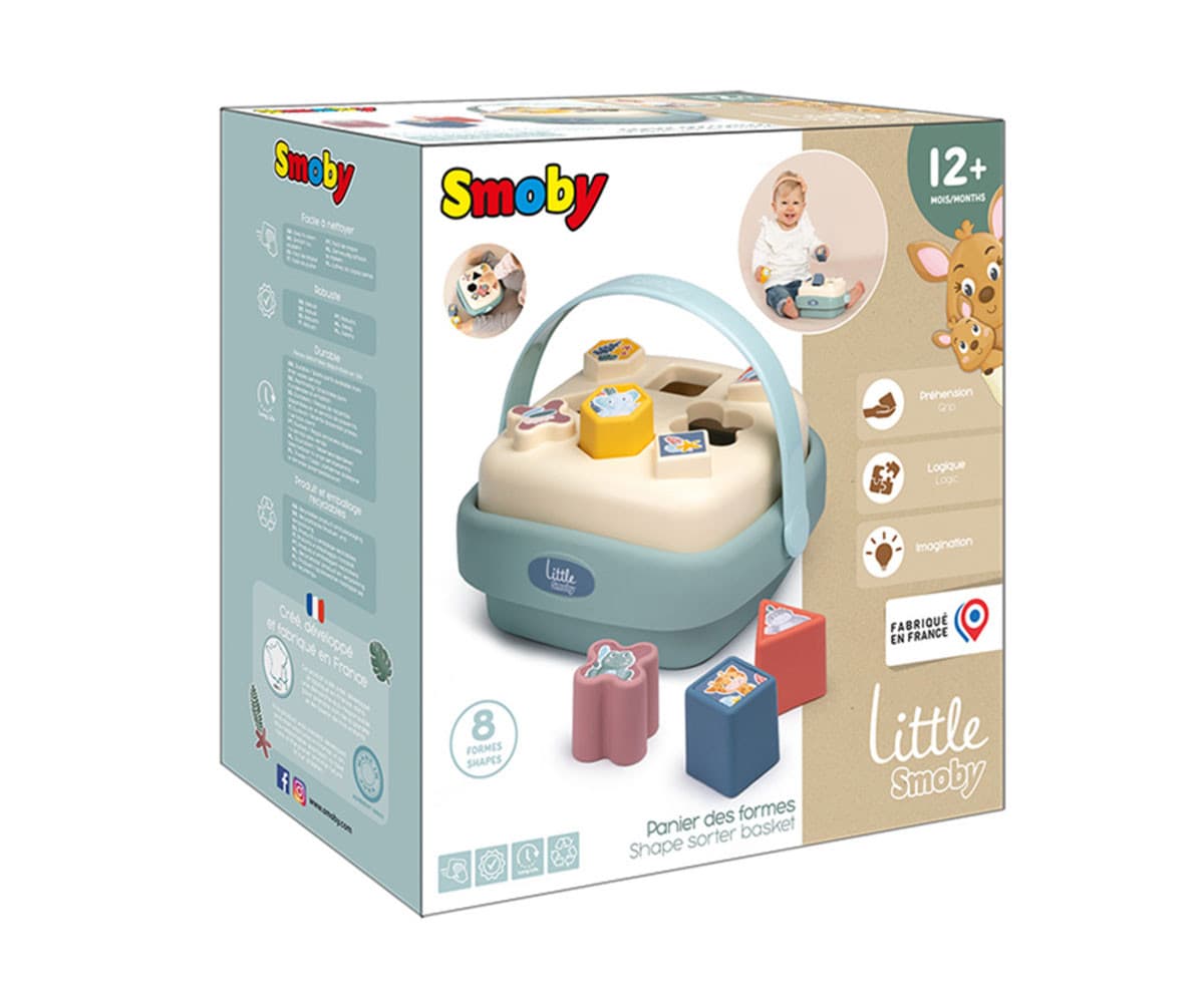 Smoby - Little: Кошница с формички за сортиране