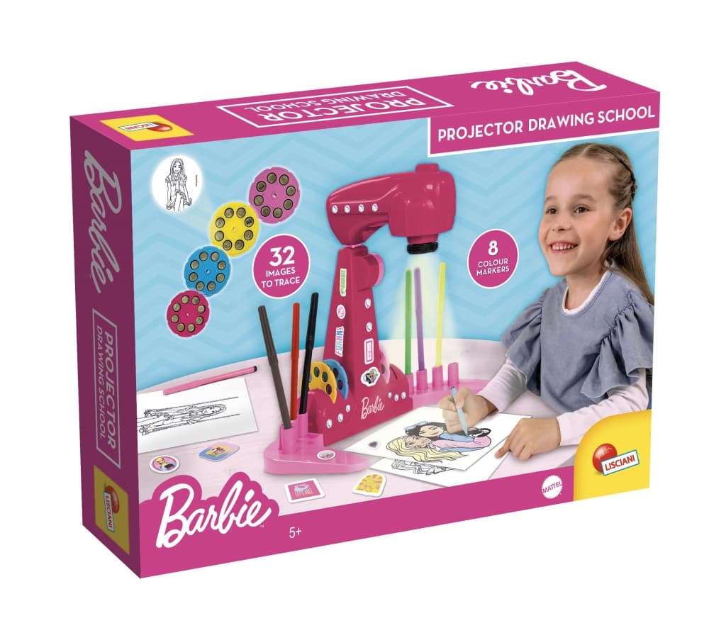 Творчески комплект, Lisciani, Barbie, Проектор за рисуване