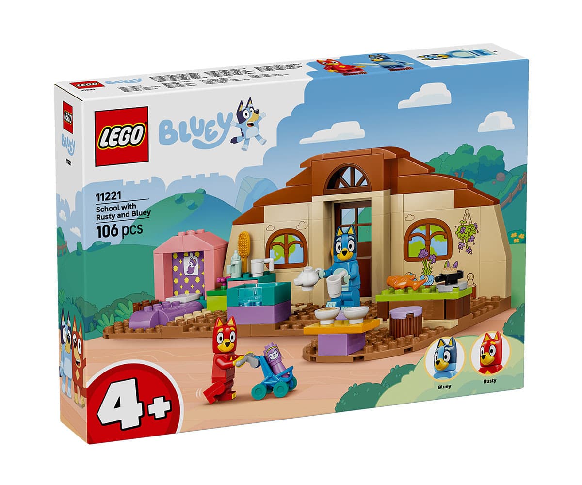 LEGO® Bluey 11221 - На училище с Ръсти и Блуи