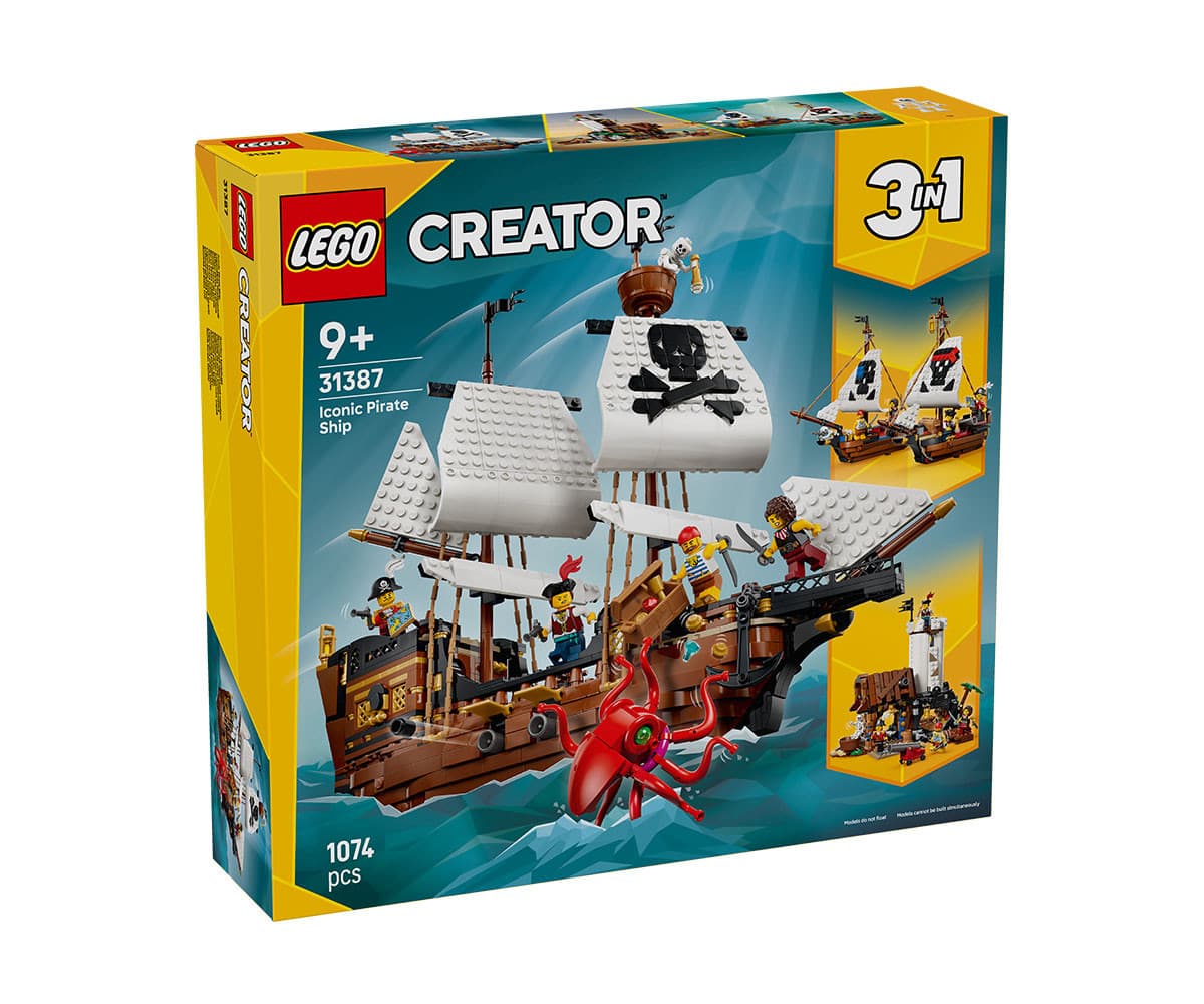 LEGO® Creator 31387 - Емблематичен пиратски кораб