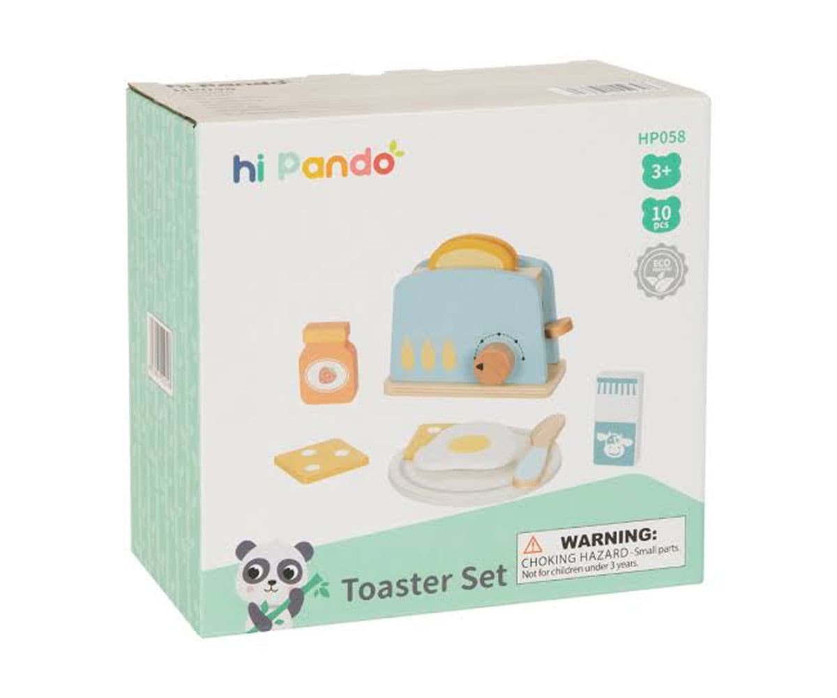 hi Pando - Дървен комплект тостер